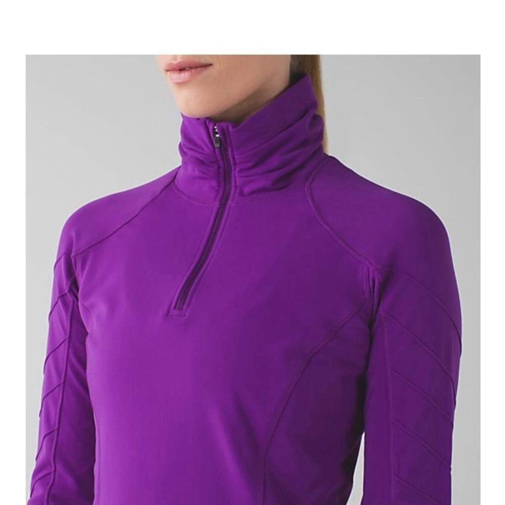 lululemon athletica Vibrant Purple Half-Zip Top